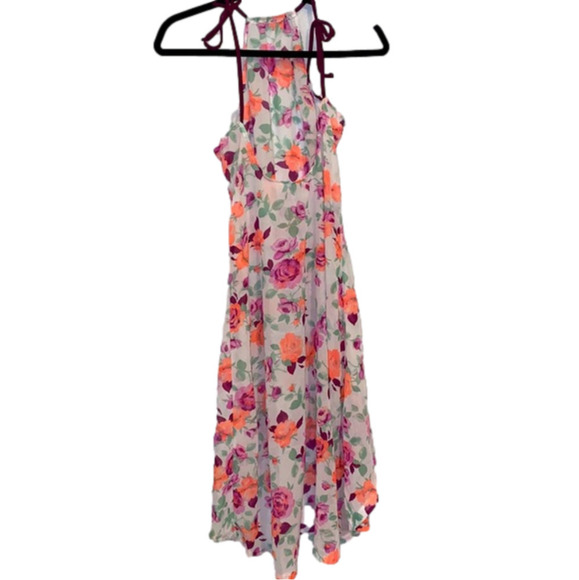 Betsey Johnson Sheer Floral Swimwear Cover-Up - Picture 2 of 7